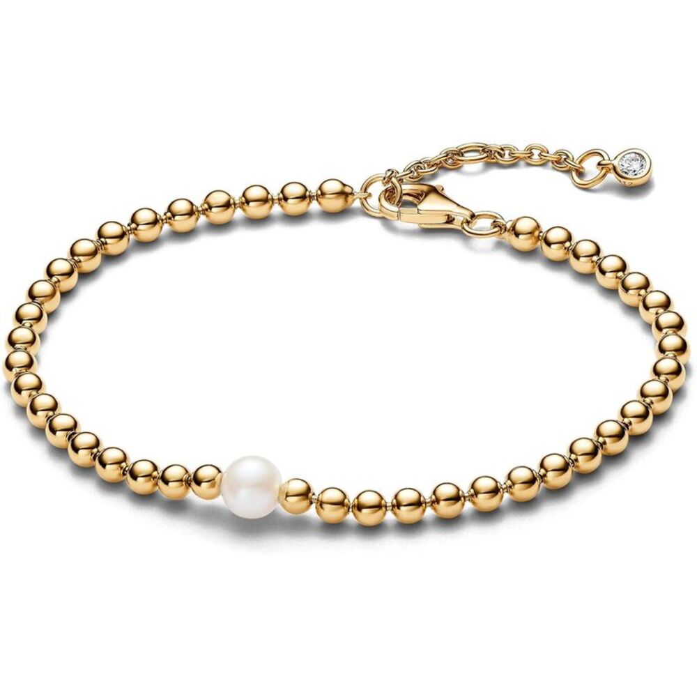 Pandora Treated Freshwater Cultured Pearl & Beads Bracelet